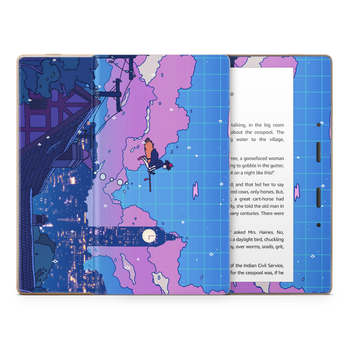 Night Flight Kindle Skin