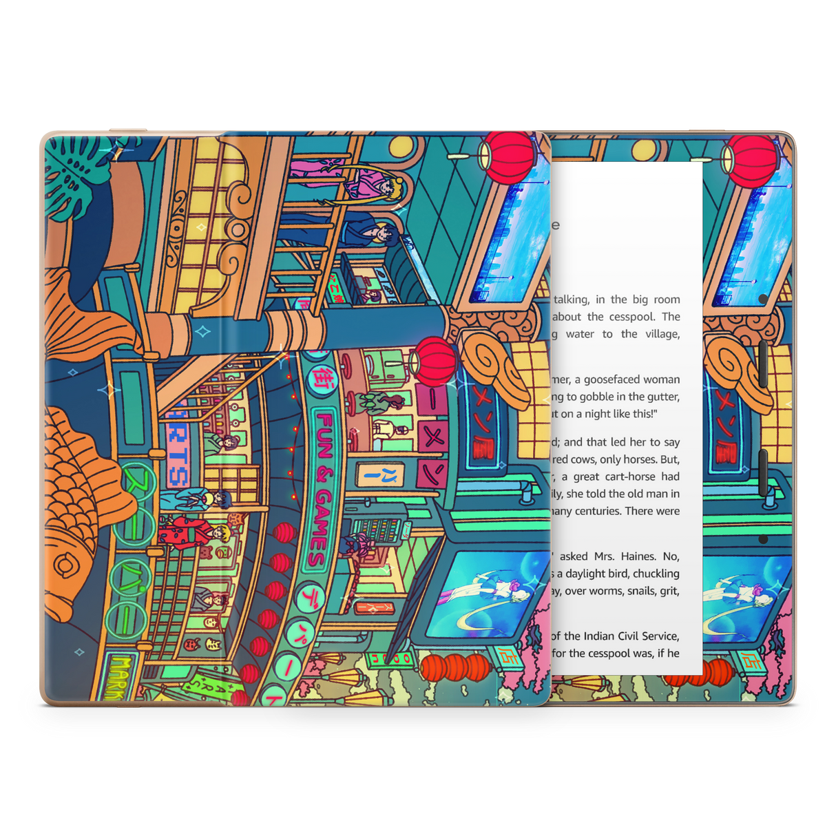 Moon festival Kindle Skin