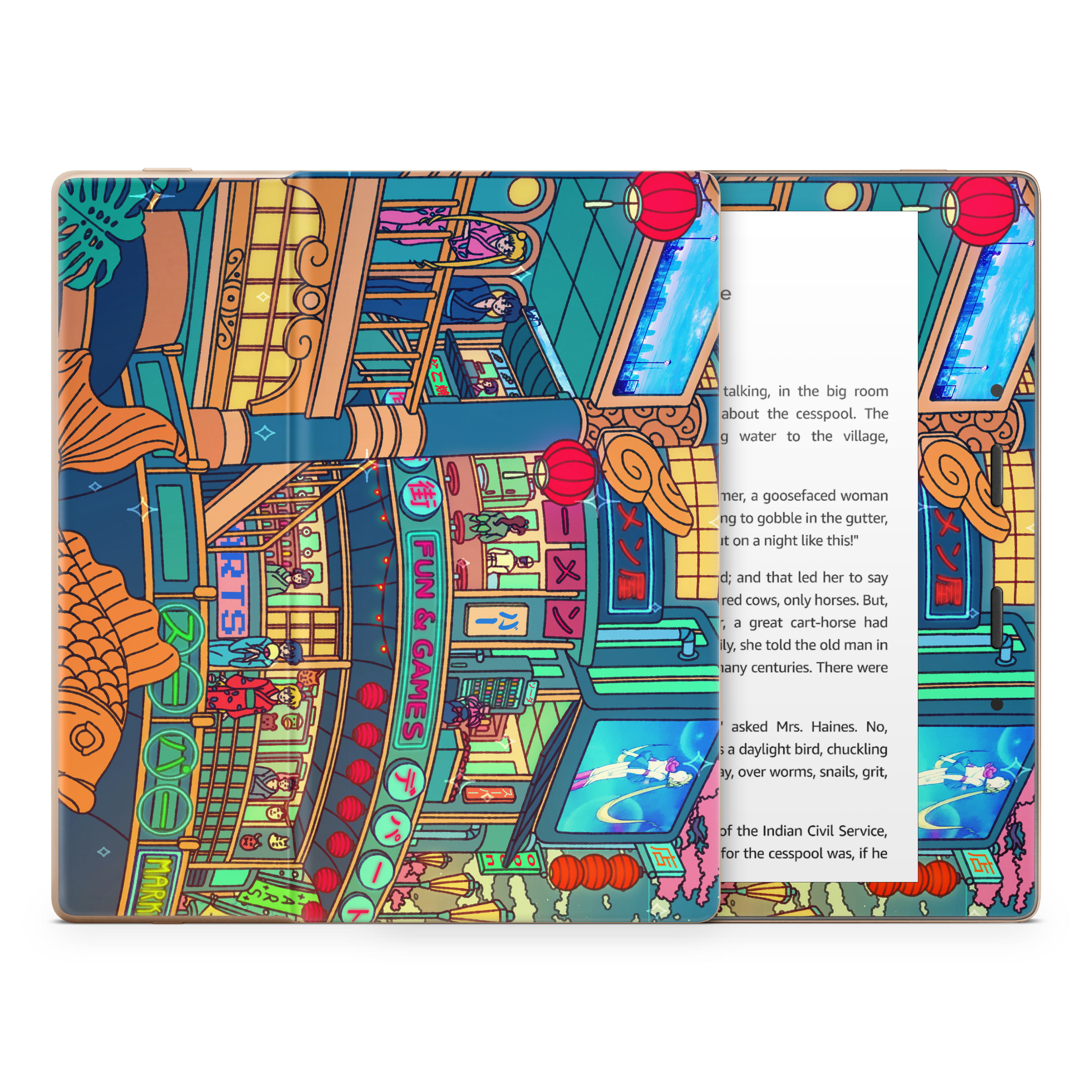 Moon festival Kindle Skin