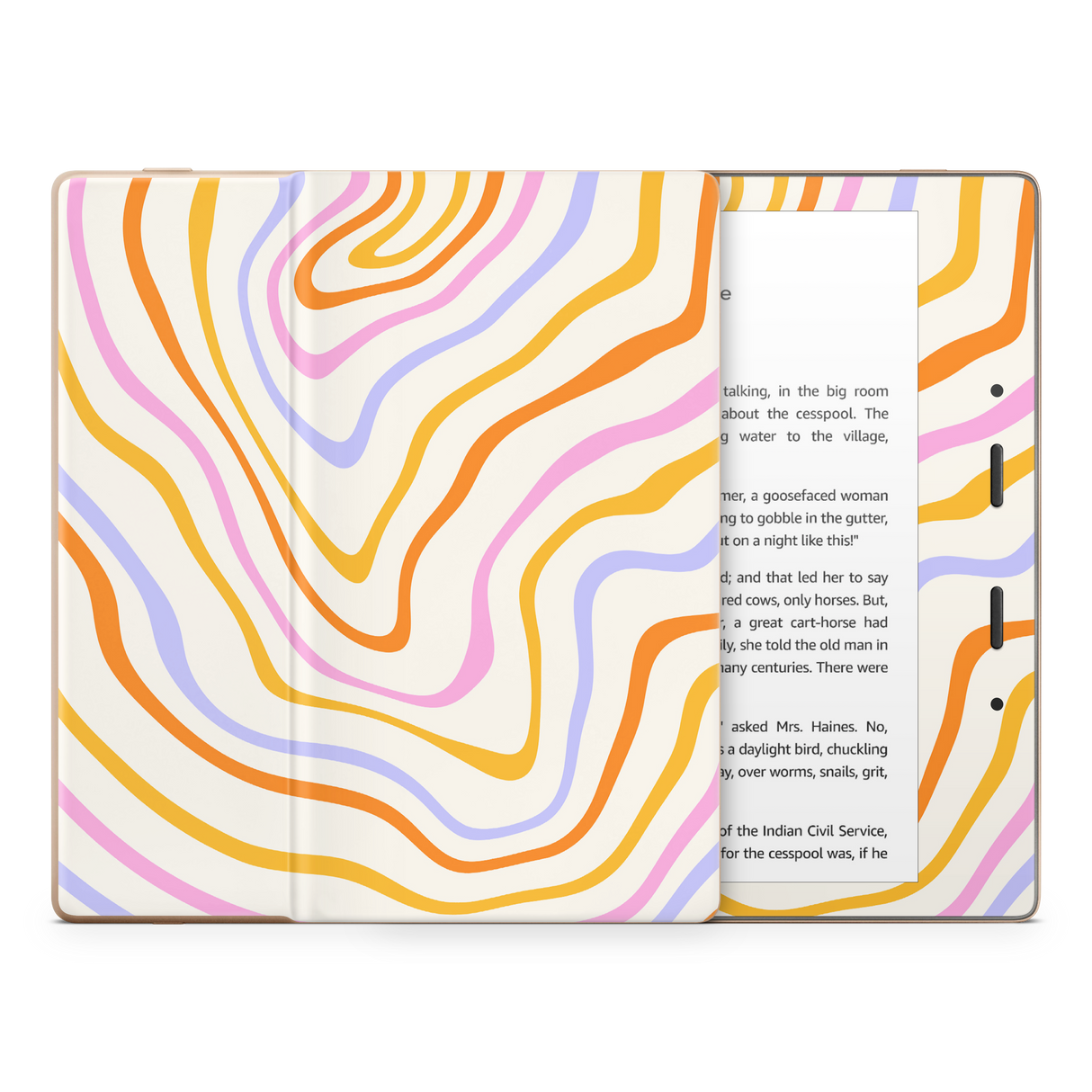 Abstract Rainbow Kindle Skin