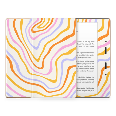 Abstract Rainbow Kindle Skin