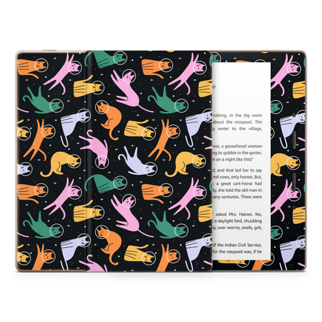 Cats Space Kindle Skin