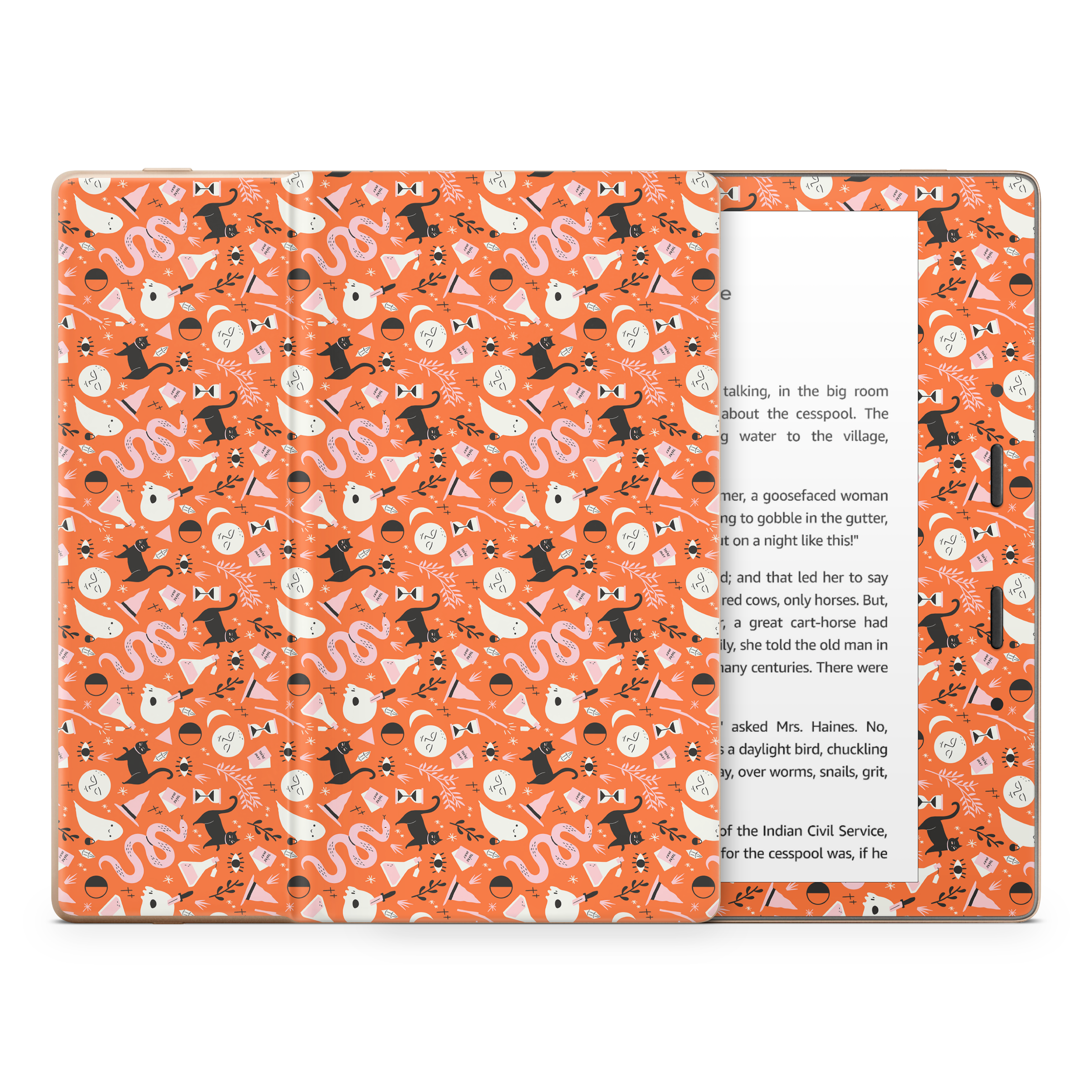 Halloween Pattern Kindle Skin
