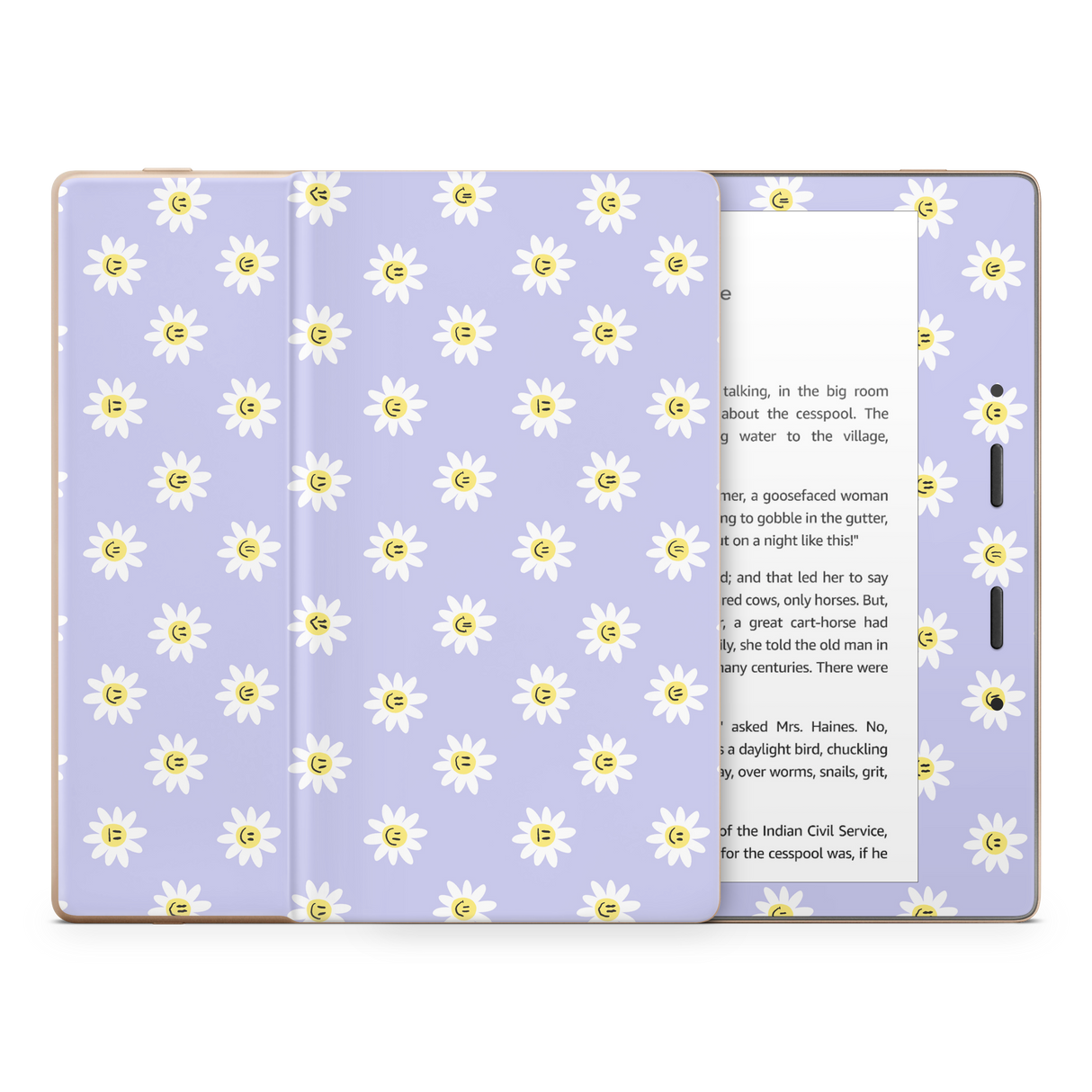 Trippy Daisy Kindle Skin