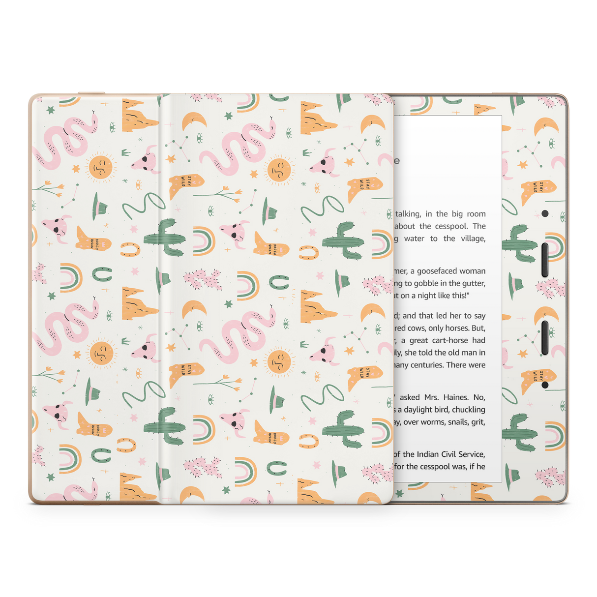 Wildwest Pattern Kindle Skin