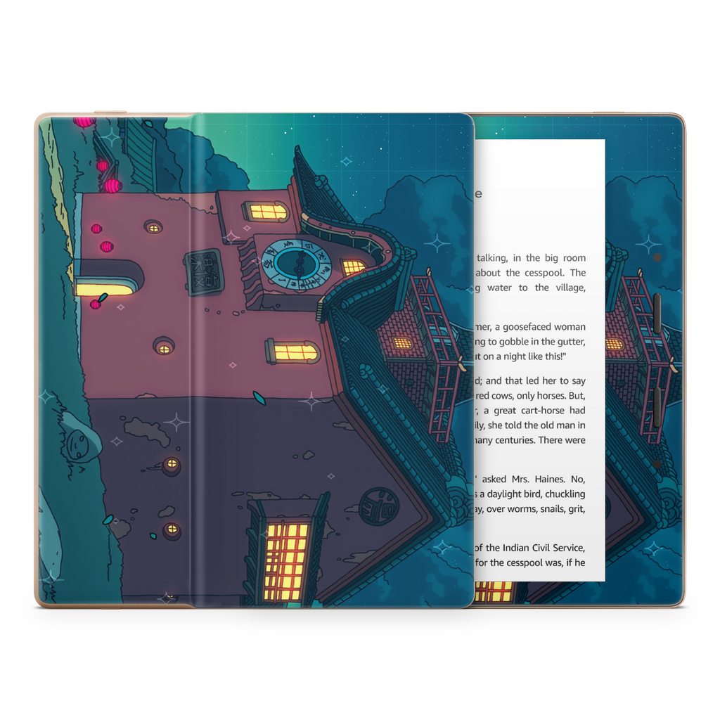 Spirited Entrace Night Kindle Skin