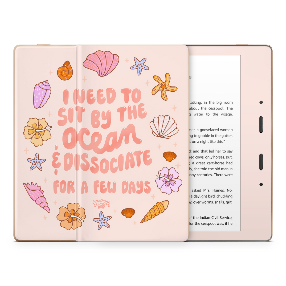 By The Ocean Kindle Skin
