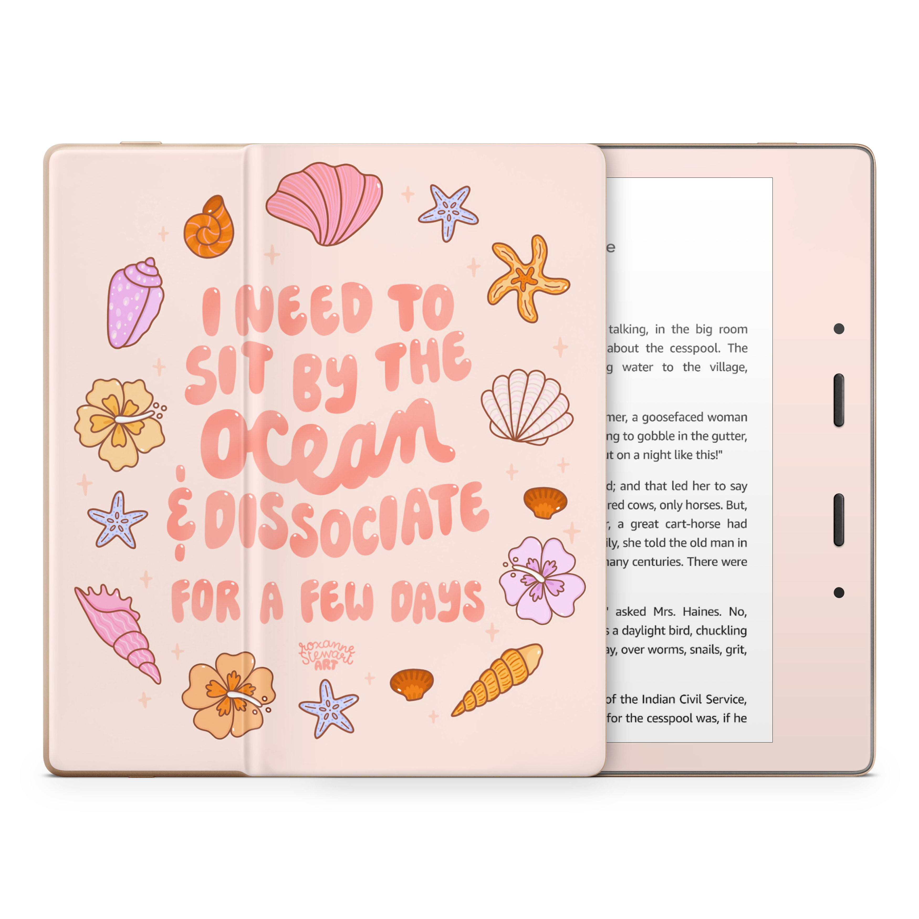 By The Ocean Kindle Skin
