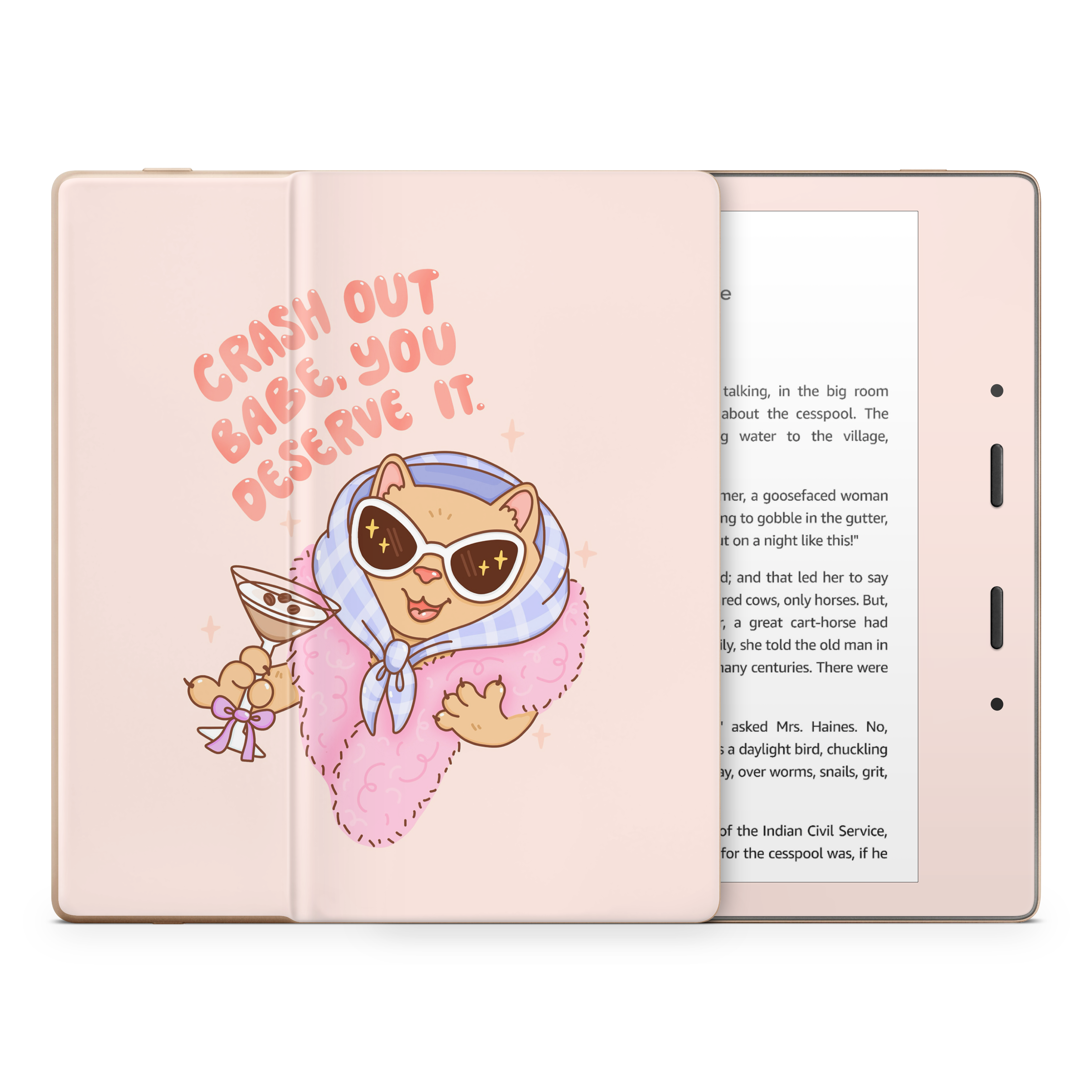 Crash Out Babe Kindle Skin