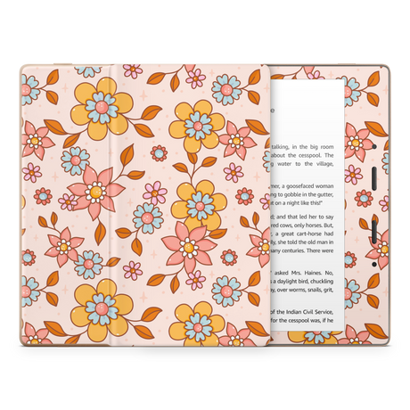 Fall Floral Kindle Skin