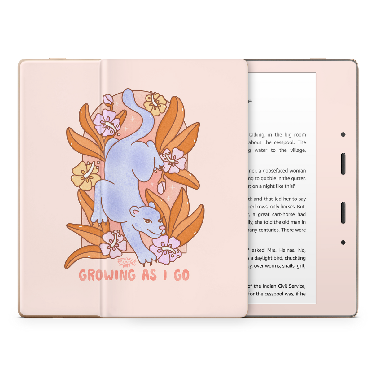 Growing As I Go Kindle Skin
