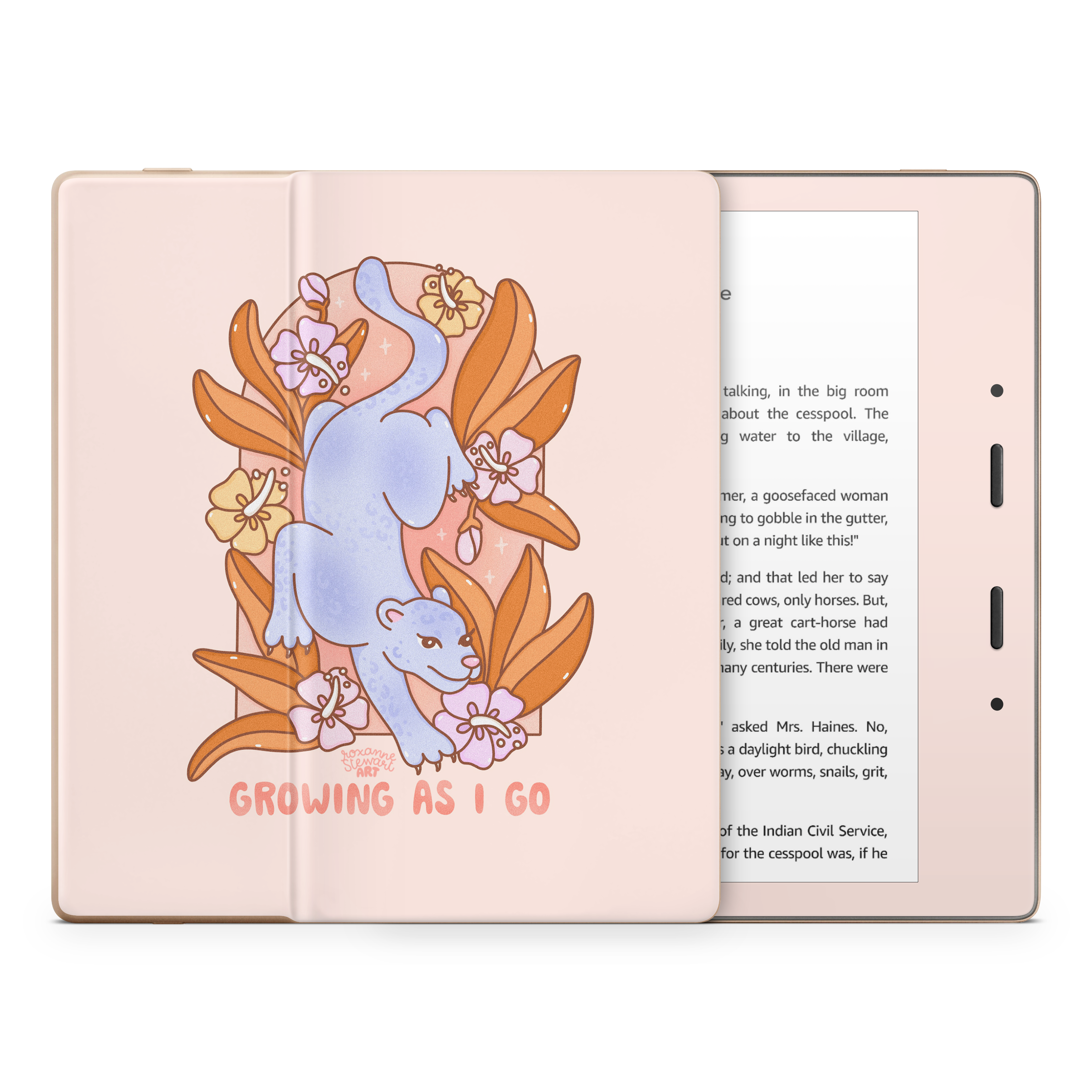 Growing As I Go Kindle Skin