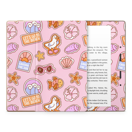 Patches Pink Kindle Skin