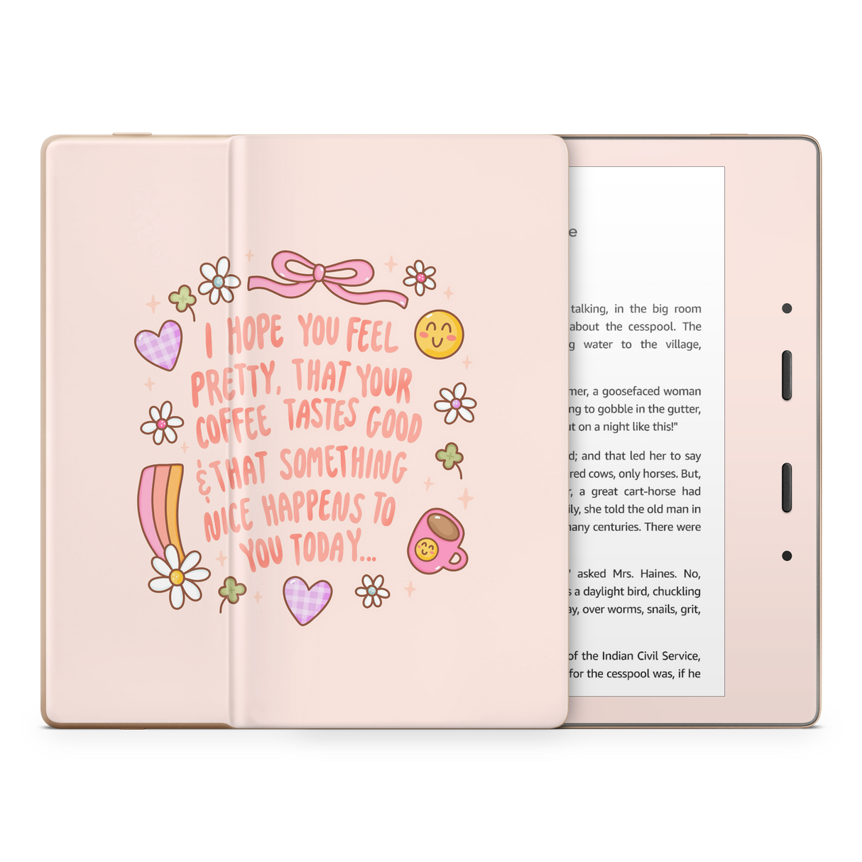 Something Nice Kindle Skin