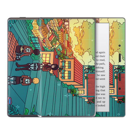 Titan and friends Kindle Skin