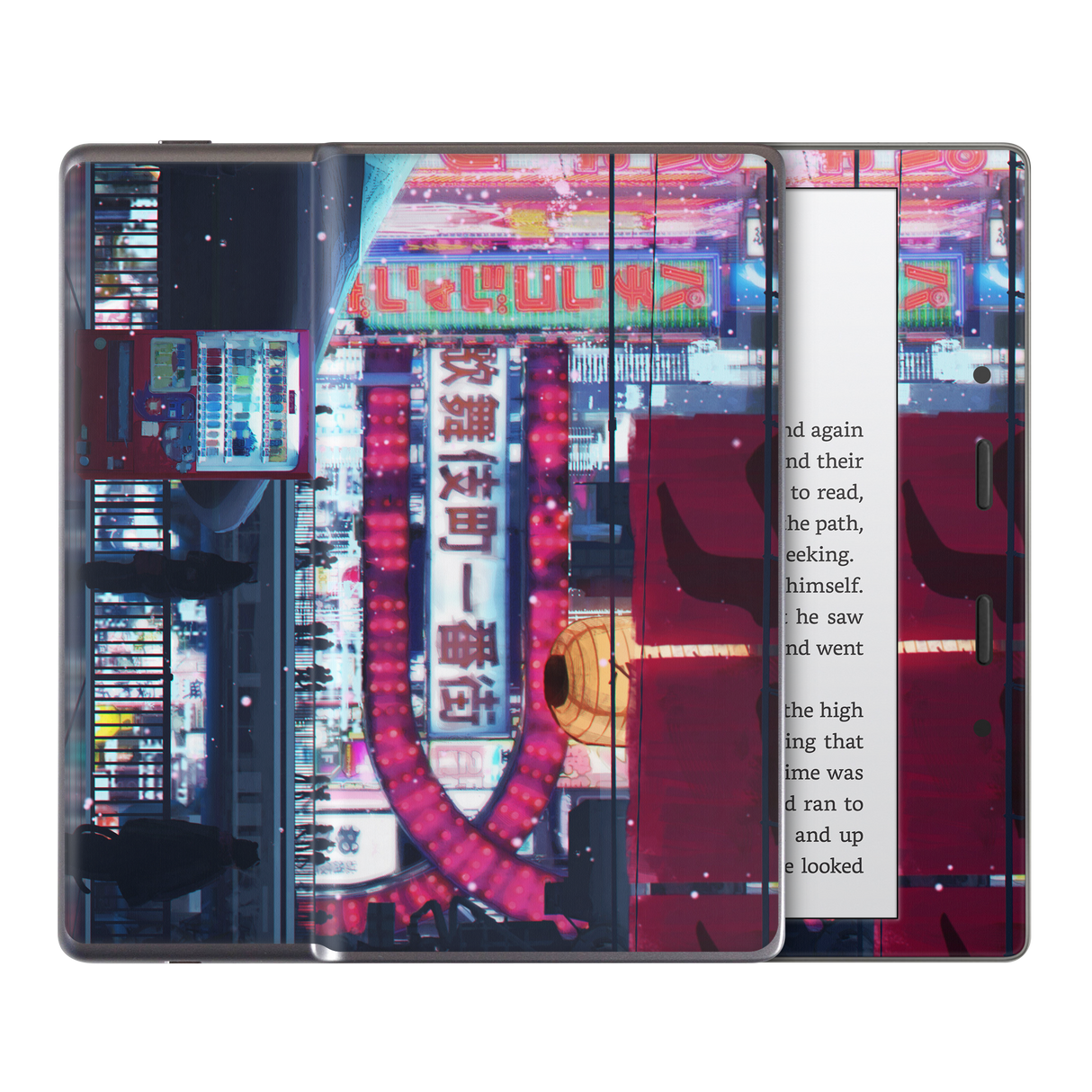 Cyberpunk Streets Kindle Skin