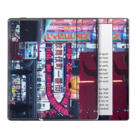 Cyberpunk Streets Kindle Skin