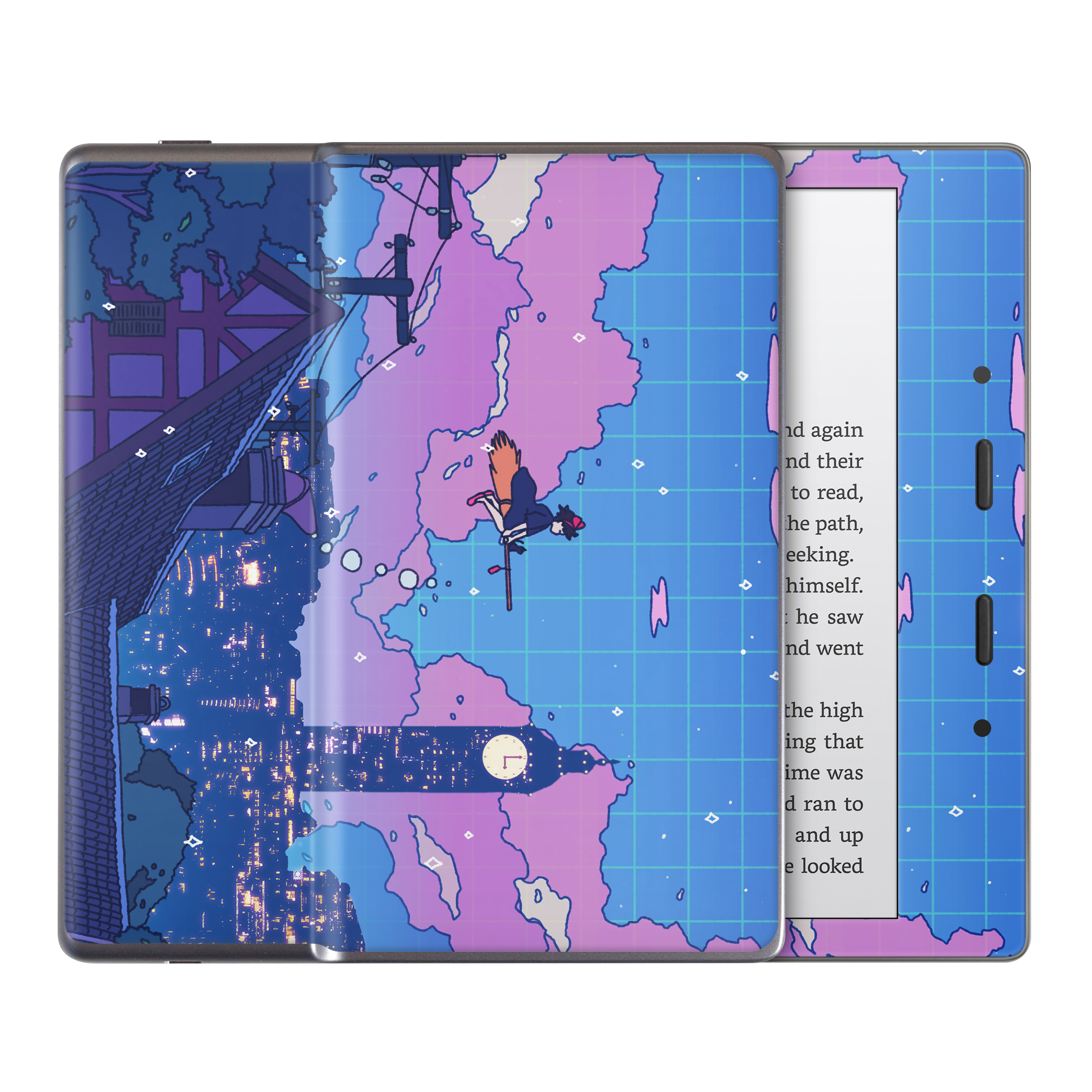 Night Flight Kindle Skin