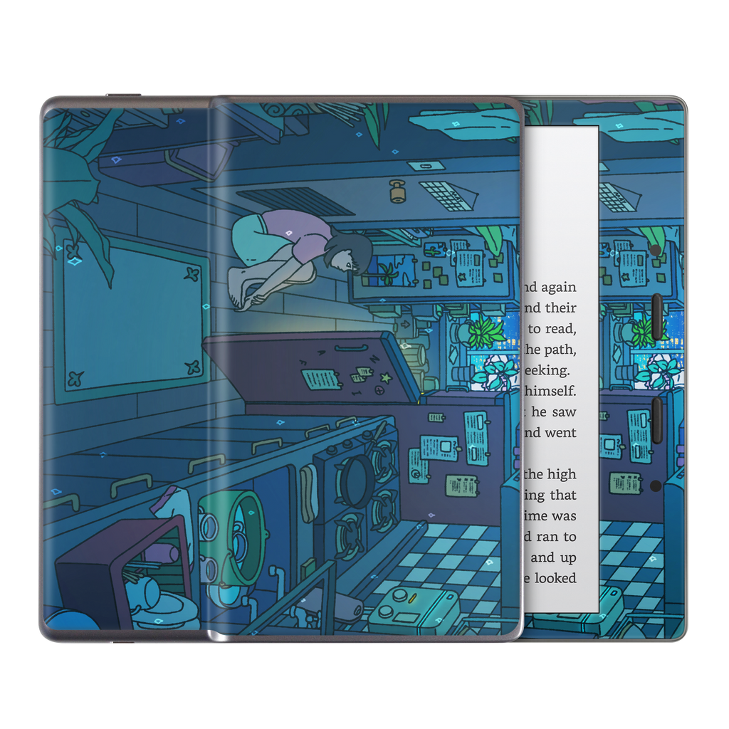 Perfect Blue  Kindle Skin