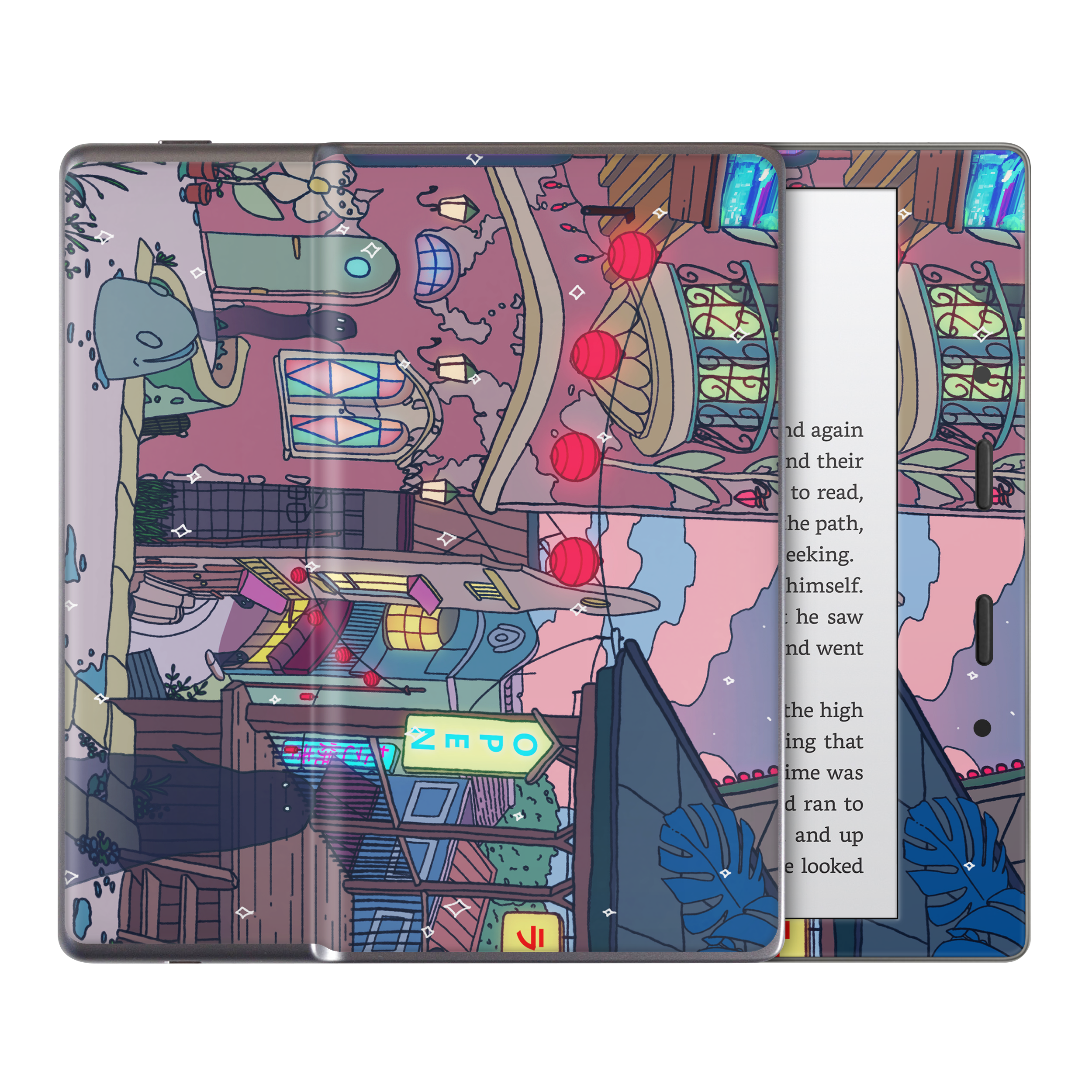 Away & Chill Kindle Skin