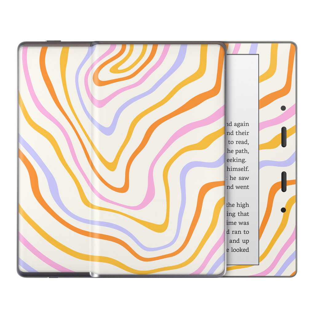 Abstract Rainbow Kindle Skin