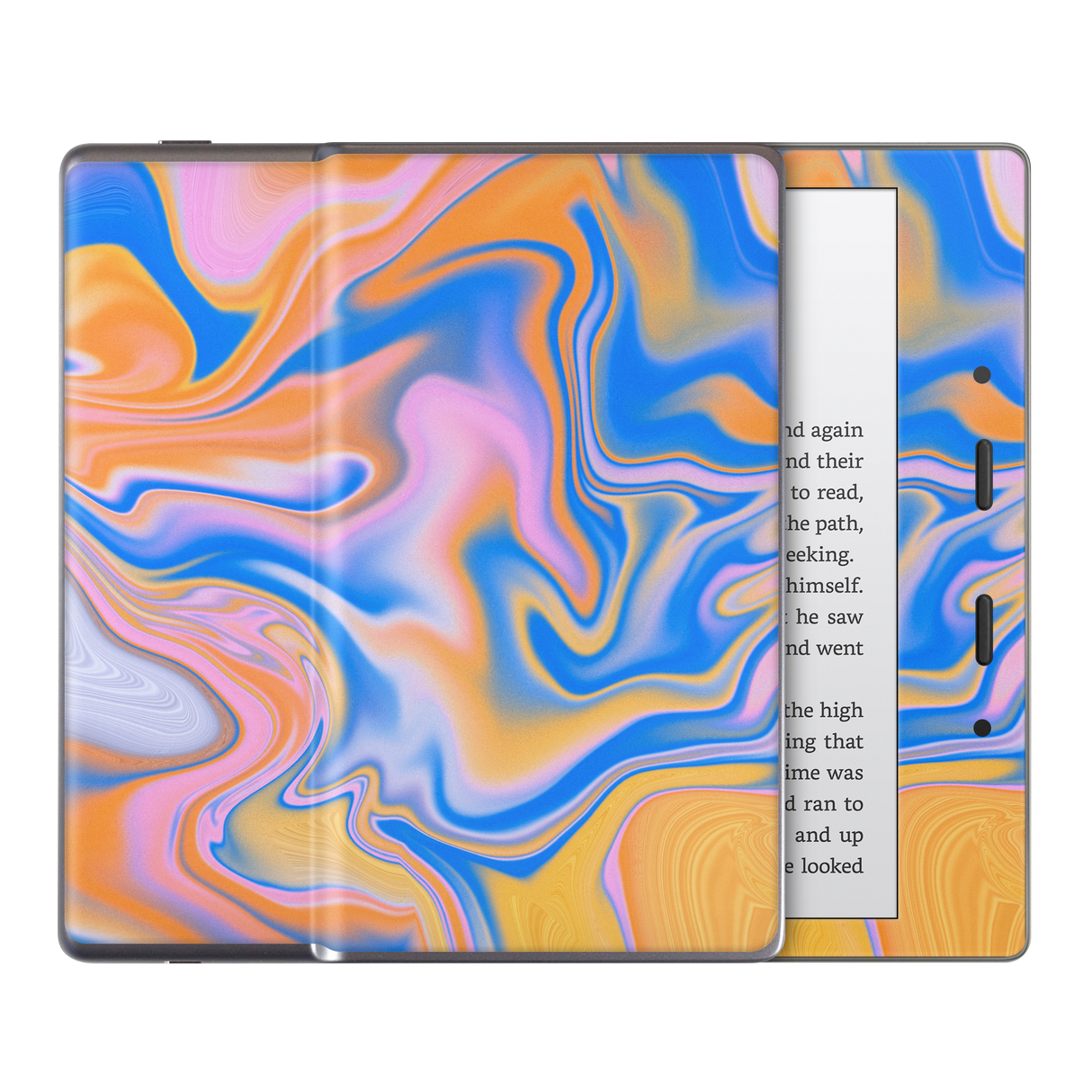 Blue Liquid Kindle Skin