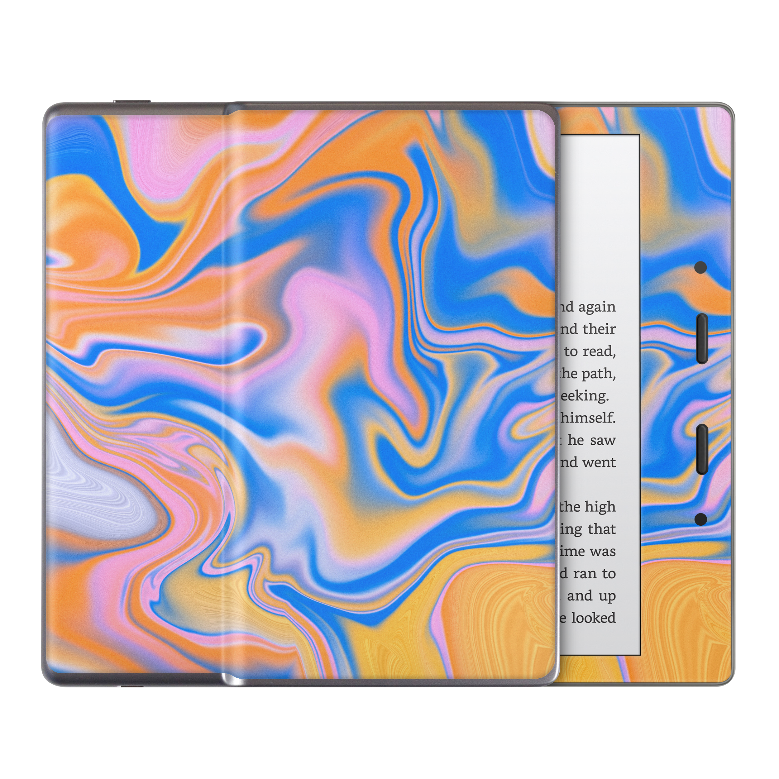 Blue Liquid Kindle Skin