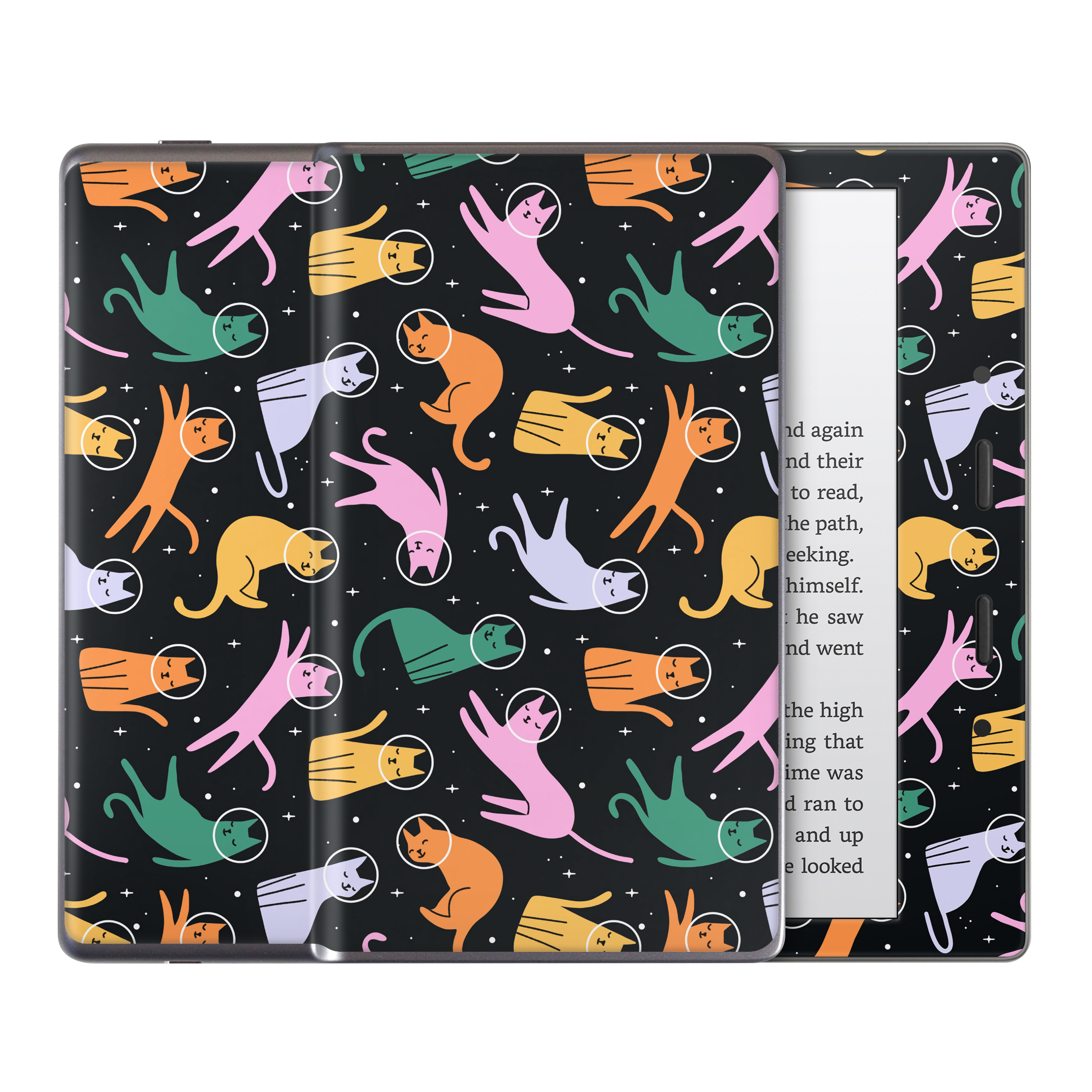 Cats Space Kindle Skin
