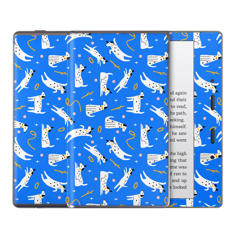 Cobalt Dog Kindle Skin