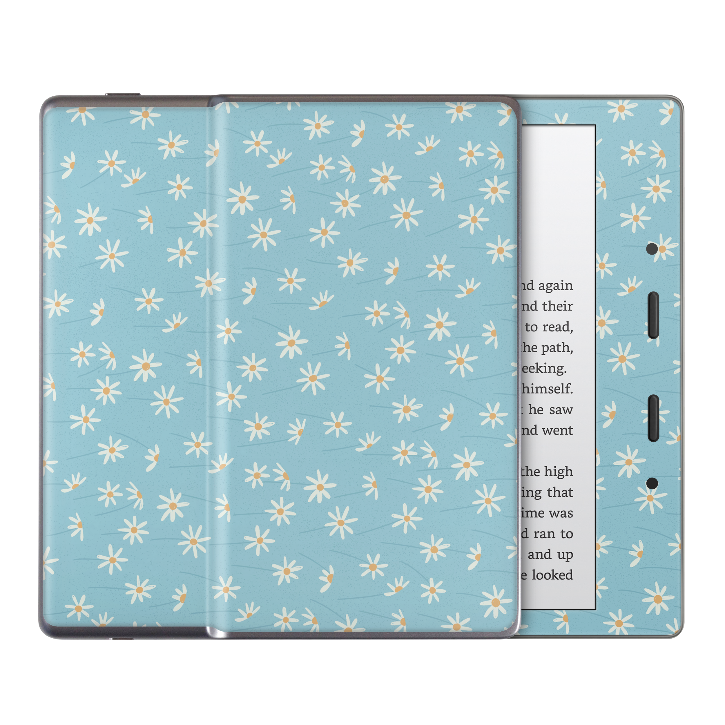 Daisy Blue Kindle Skin