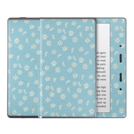 Daisy Blue Kindle Skin