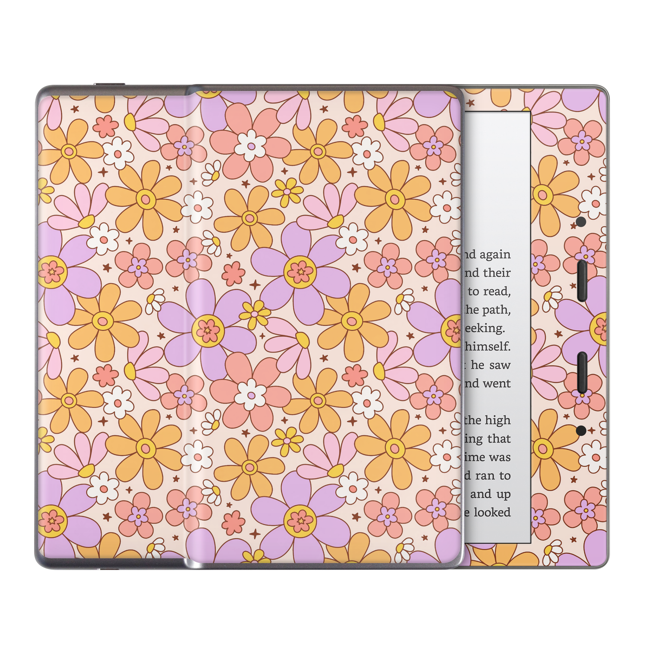 Groovy floral Kindle Skin