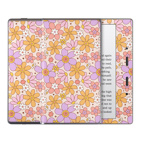 Groovy floral Kindle Skin