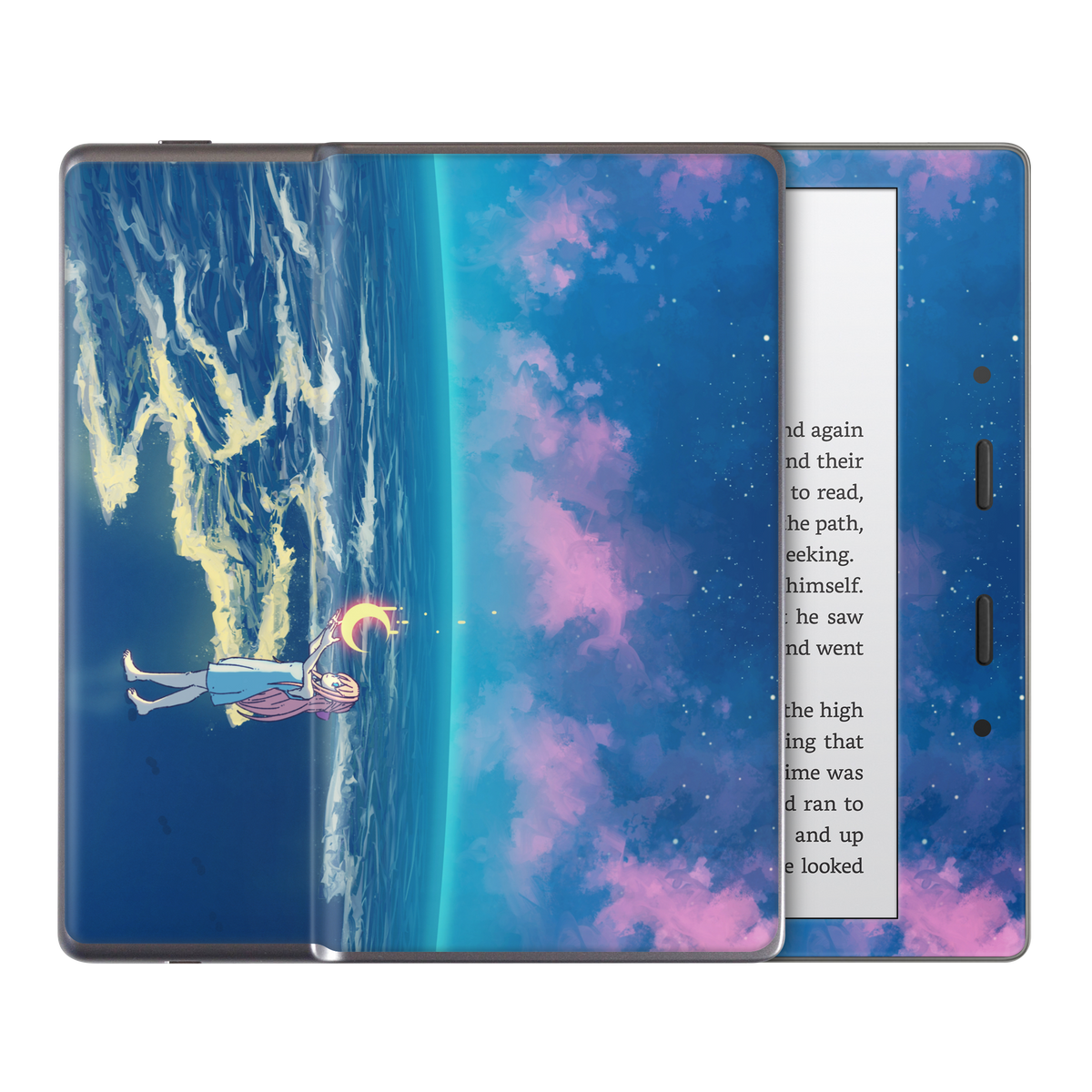 Catching the moon Kindle Skin