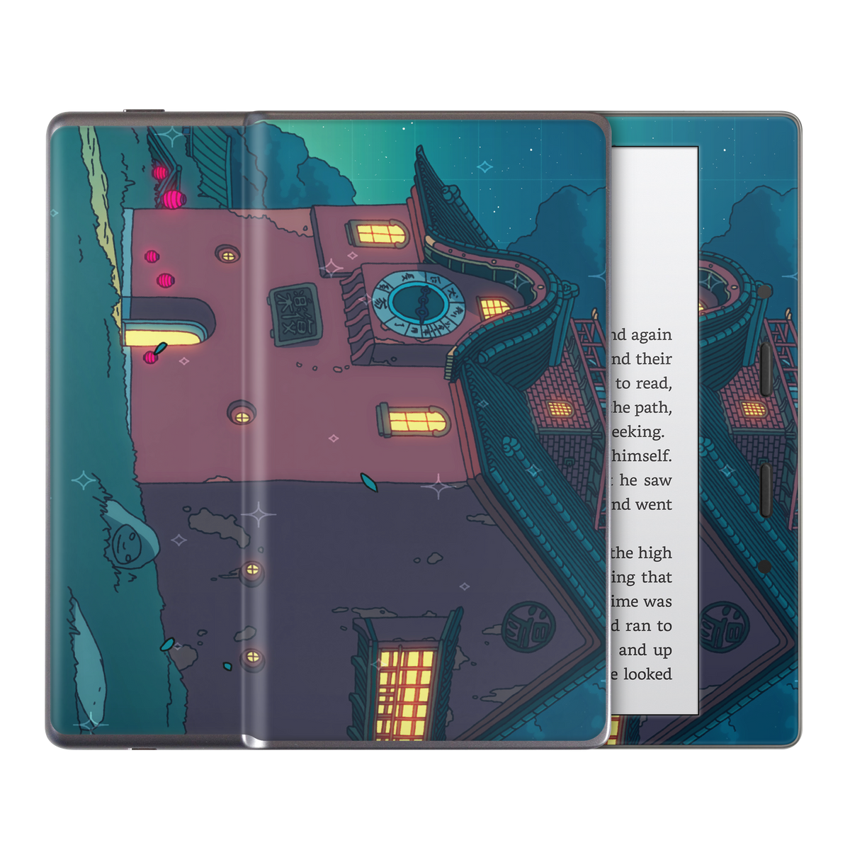 Spirited Entrace Night Kindle Skin