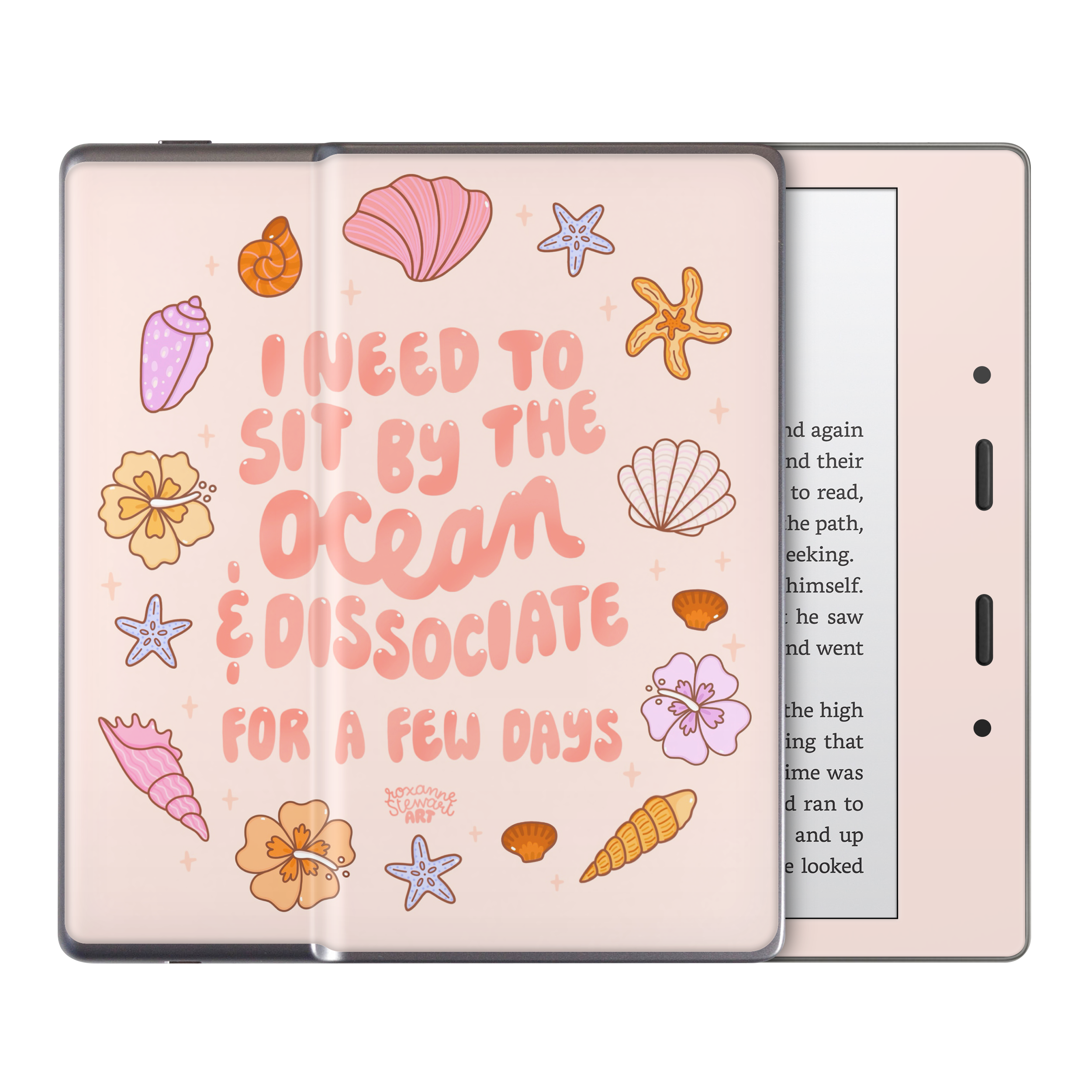 By The Ocean Kindle Skin