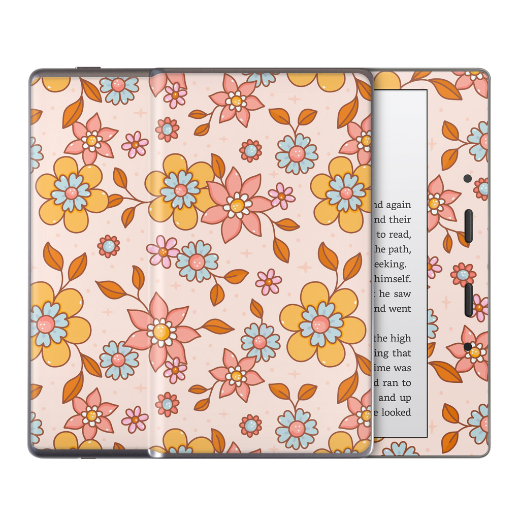 Fall Floral Kindle Skin