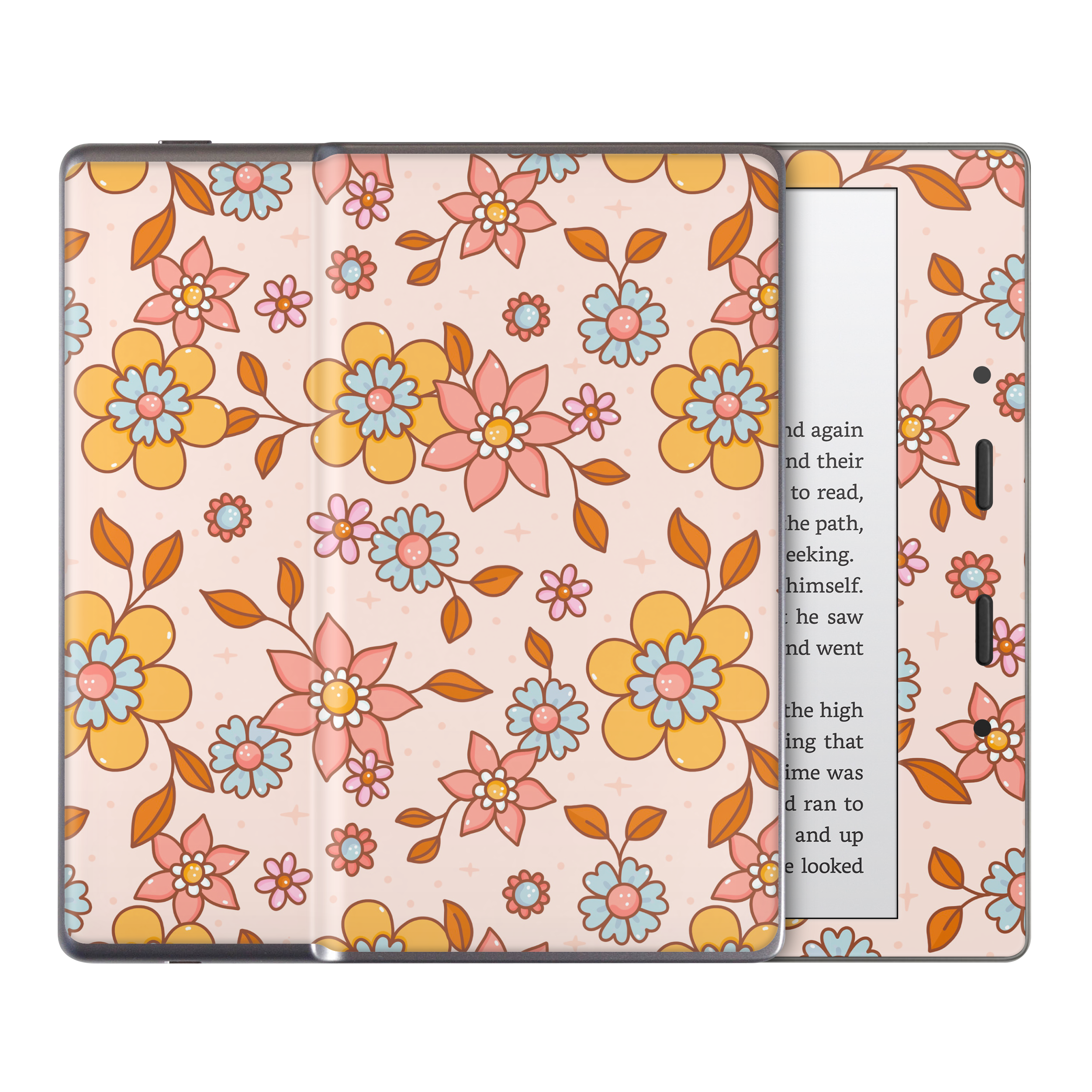 Fall Floral Kindle Skin