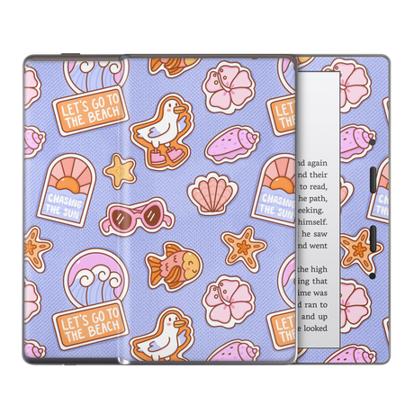 Patches Blue Kindle Skin
