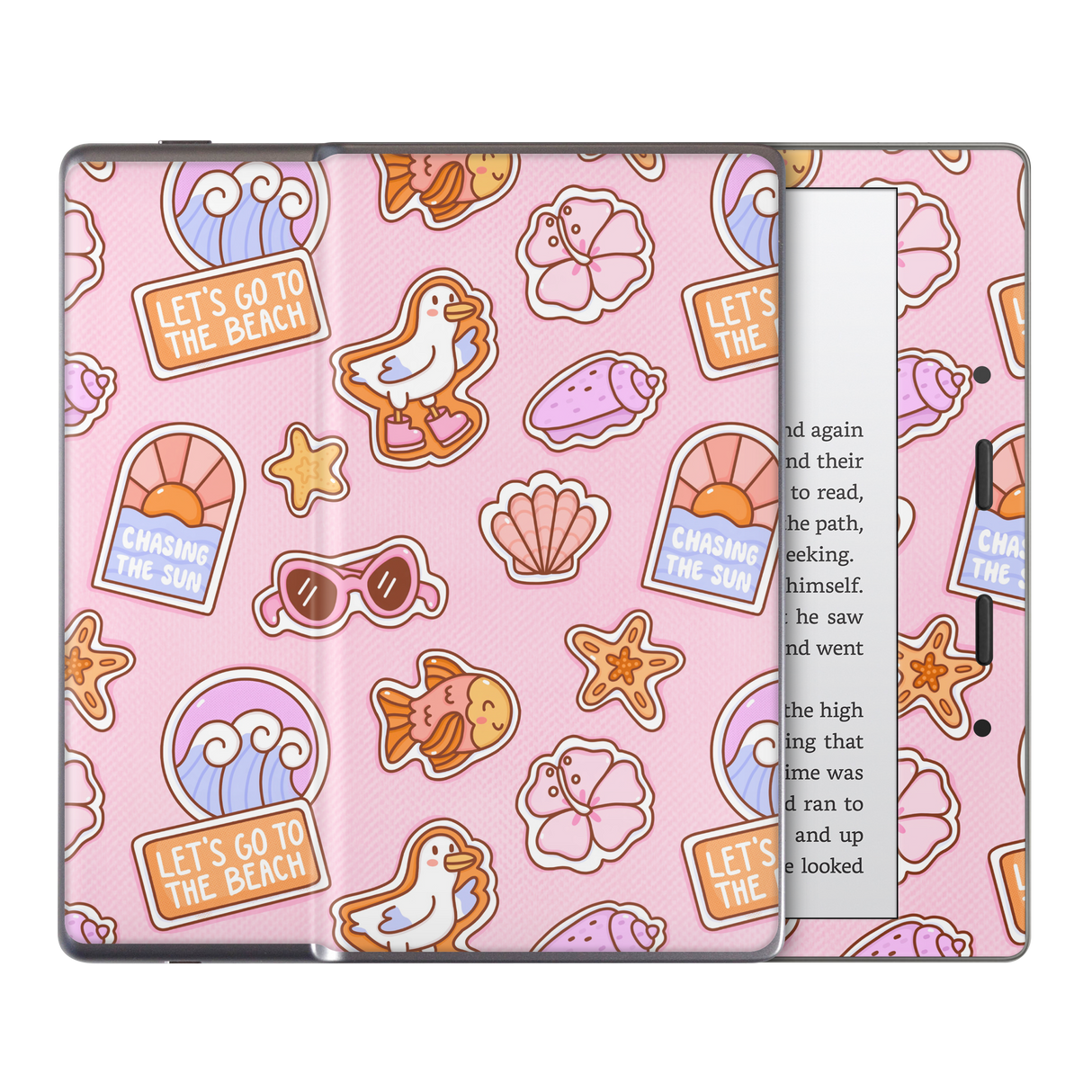 Patches Pink Kindle Skin