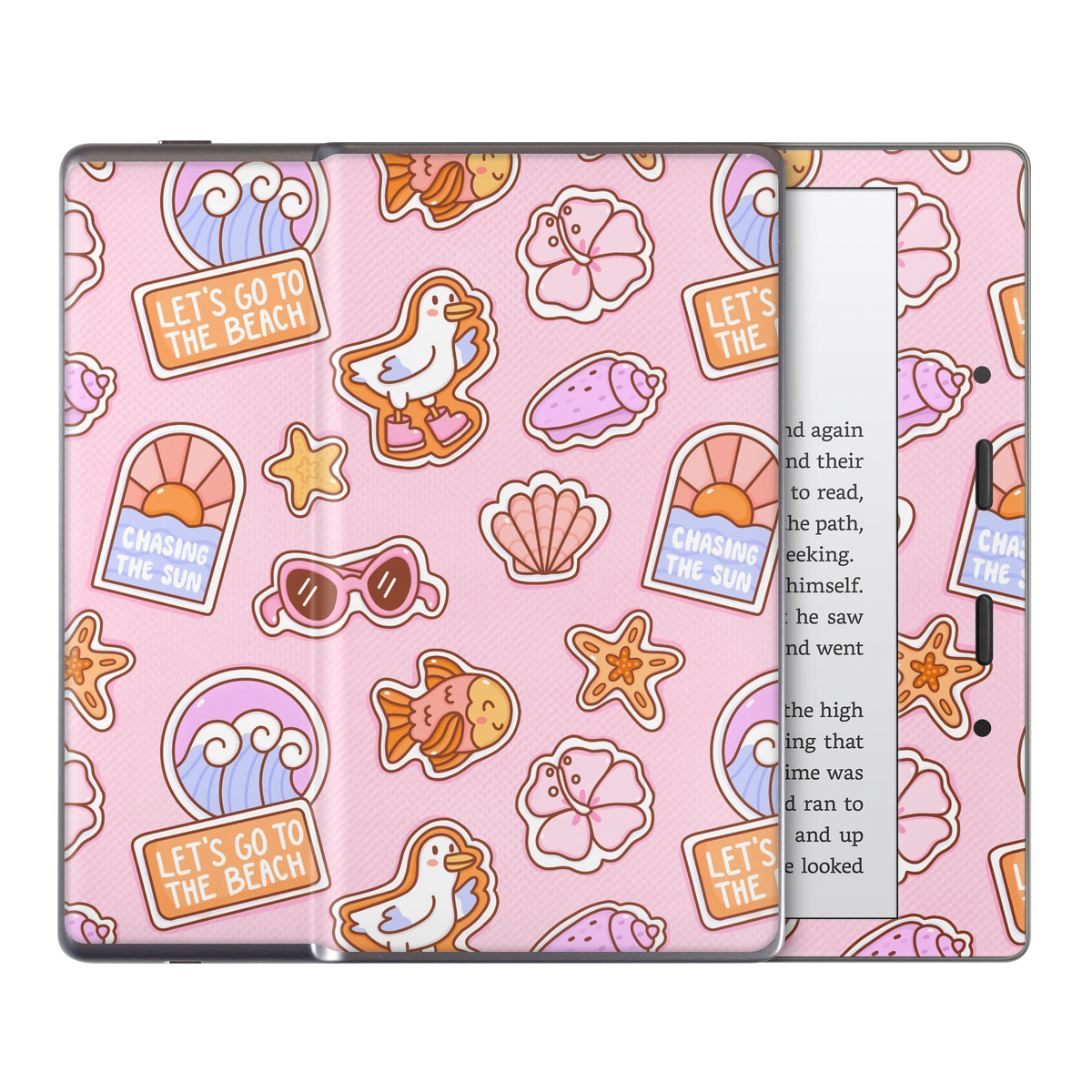 Patches Pink Kindle Skin