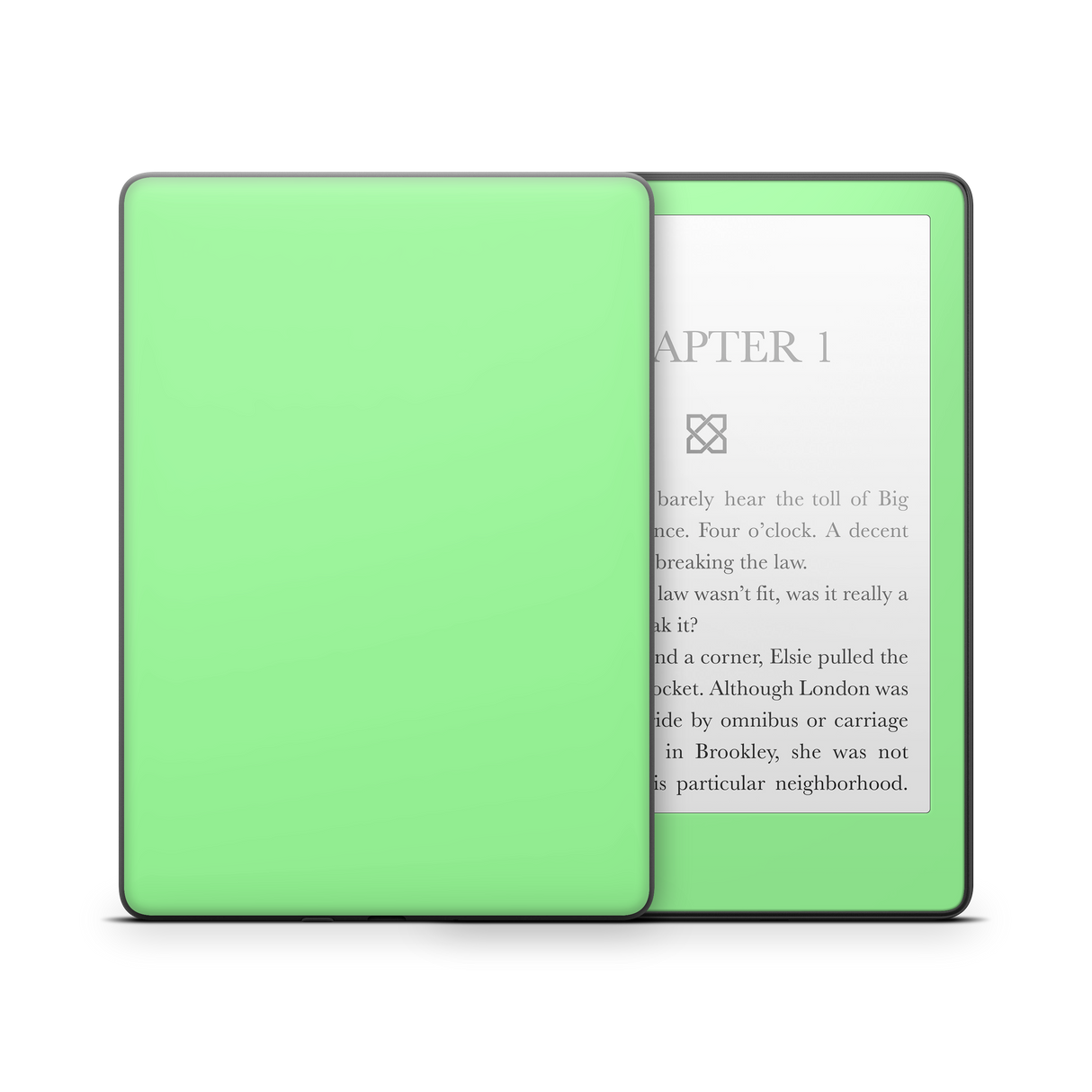 Mint Green Kindle eReader Skin