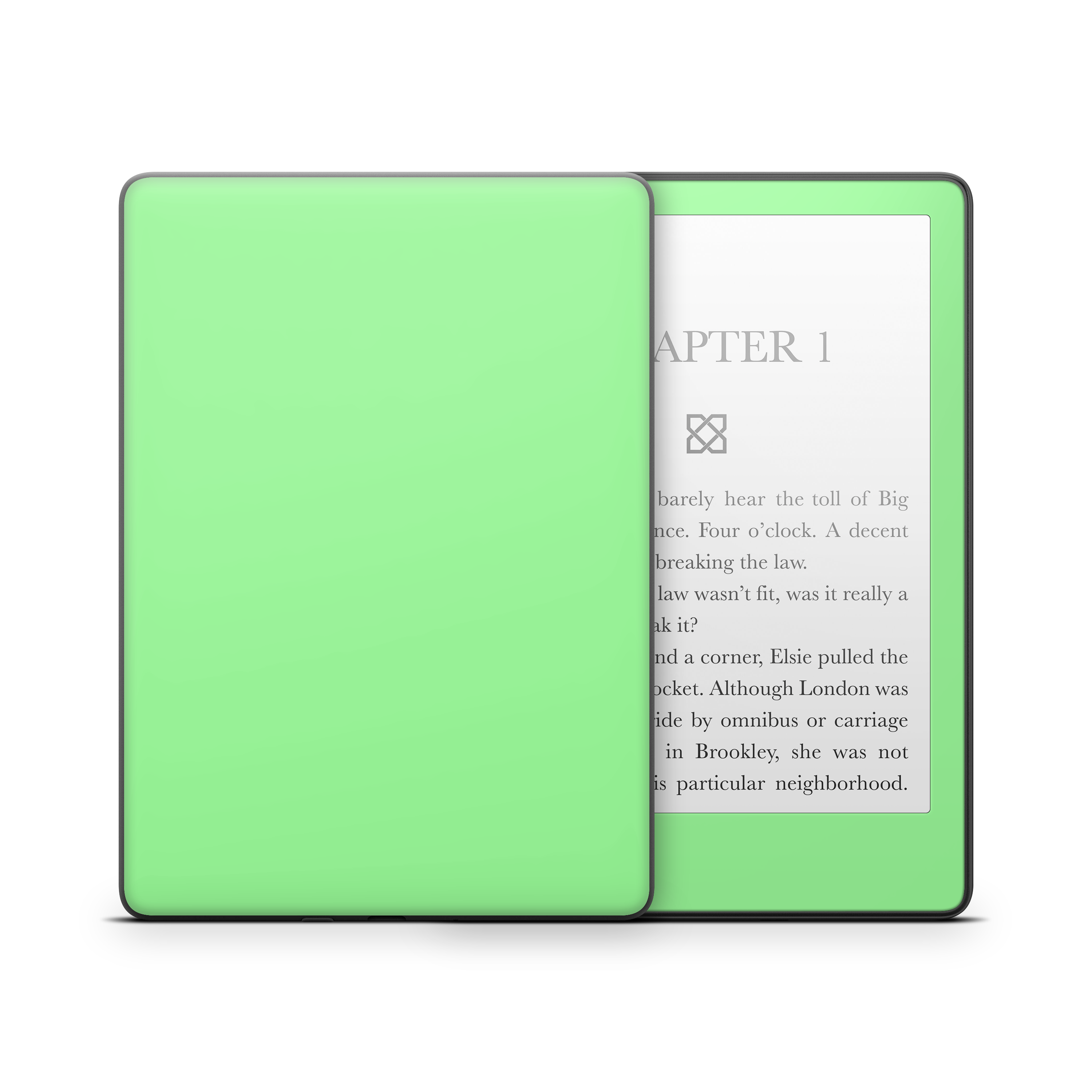 Mint Green Kindle eReader Skin