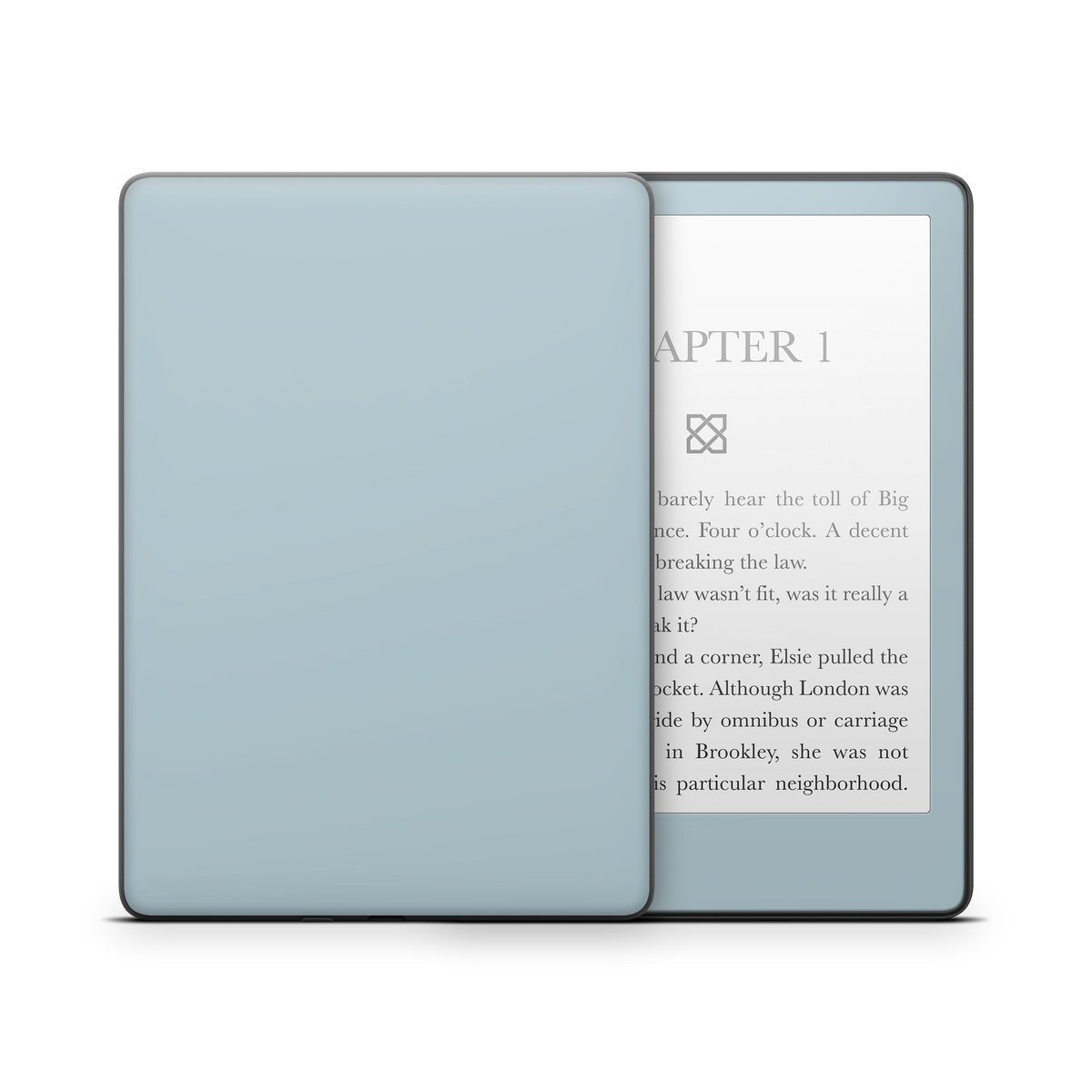 Baby Blue Kindle eReader Skin