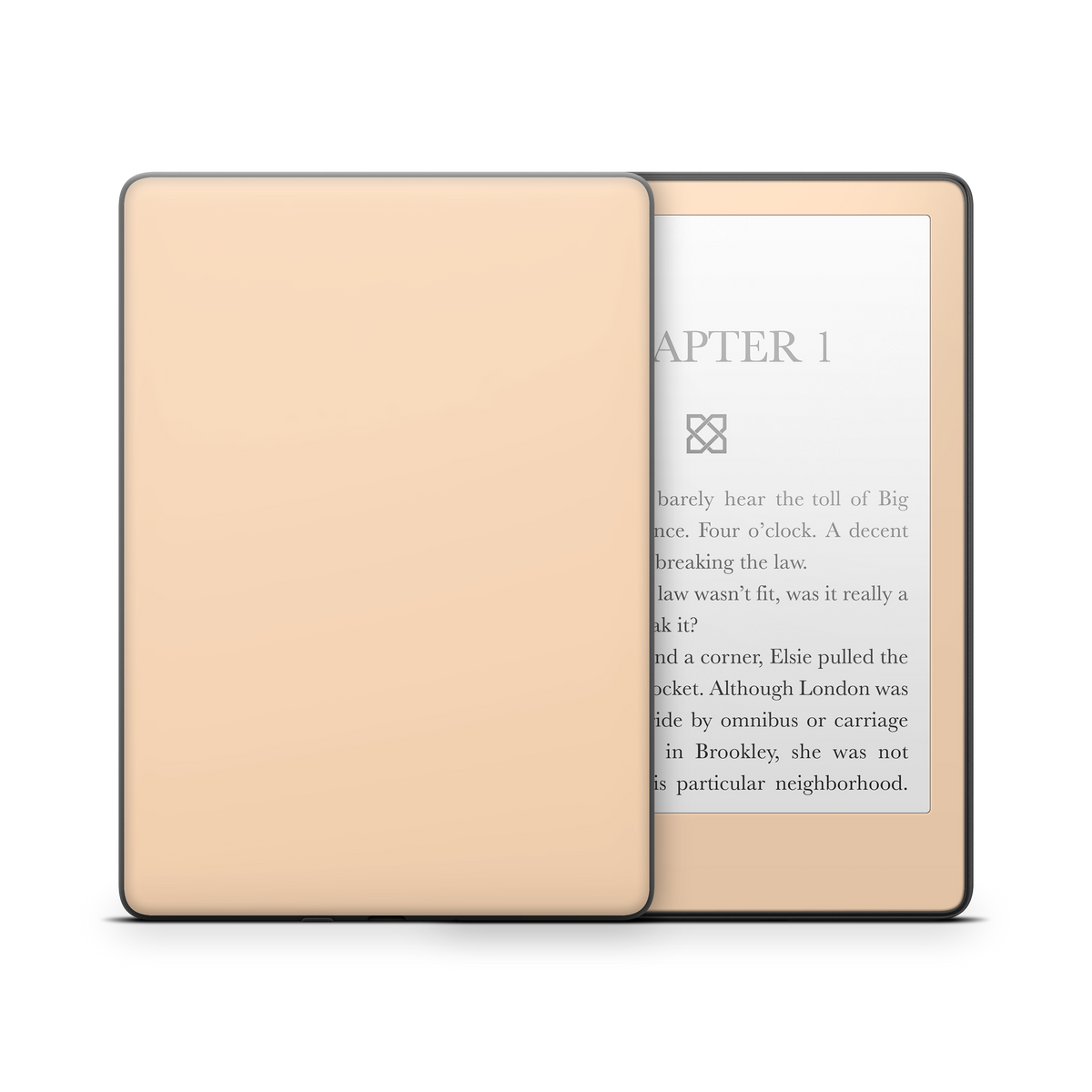 Peach Kindle eReader Skin