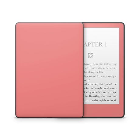 Light Coral Kindle eReader Skin