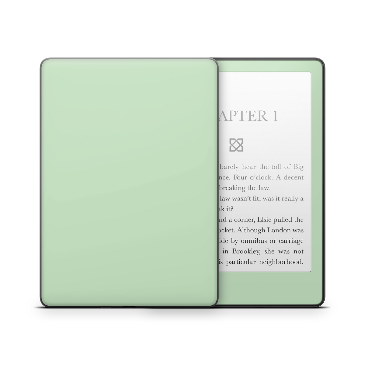 Pale Mint Kindle eReader Skin