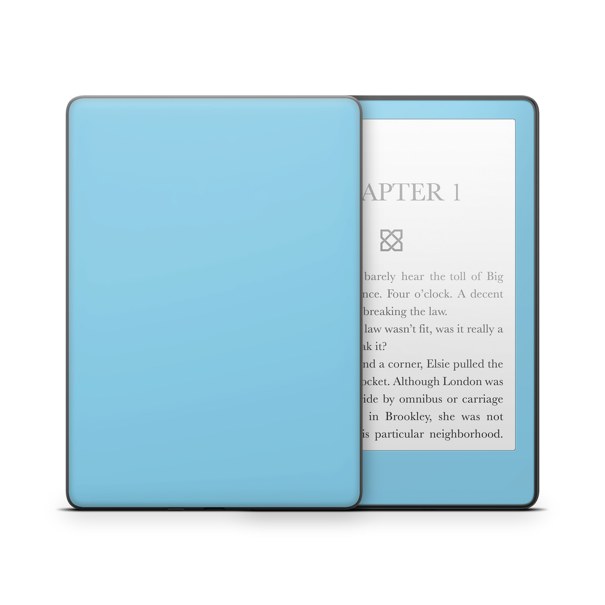 Sky Blue Kindle eReader Skin