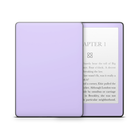 Light Lavender Kindle eReader Skin