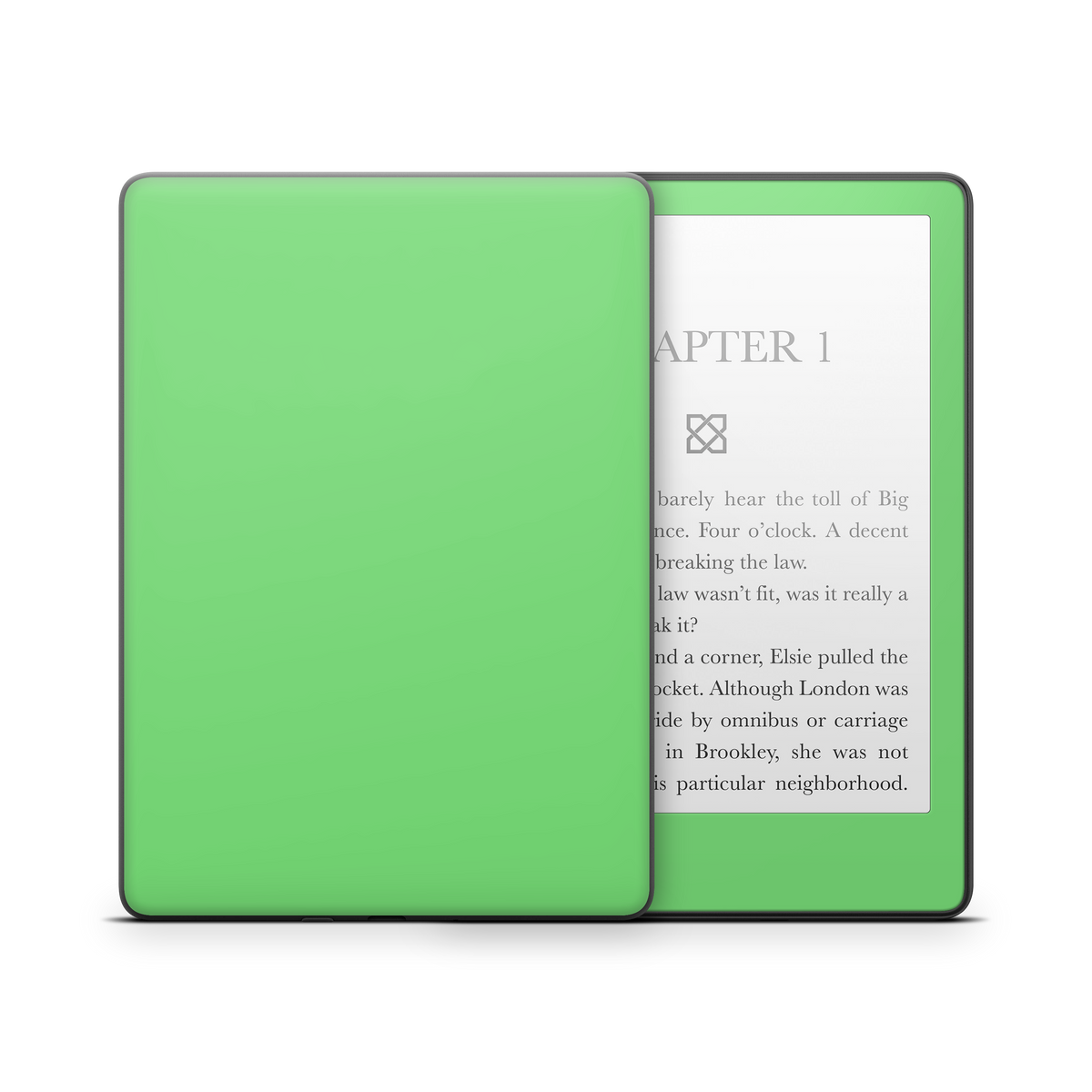 Pastel Green Kindle eReader Skin